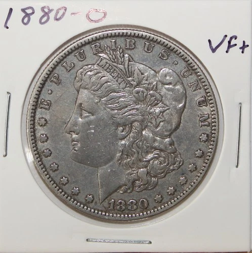 1880 O US Morgan Silver Dollar $1 VF Very Fine