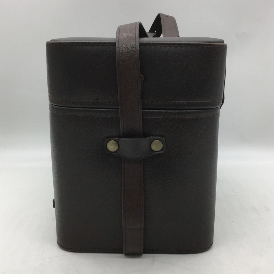 ¡Raro! Estuche rígido de cuero genuino original Mamiya para RZ67 RB67 M645 de JAPÓN Foto 4 de 4