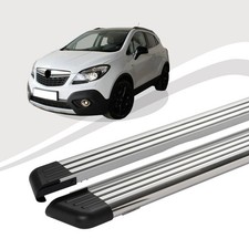 Trittbretter Opel Mokka ab Baujahr 06/2012-08/2016 PEGA Silber mit und ABE