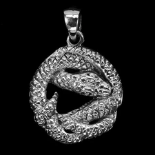 925 Sterling Silver Pendant Cobra Jewelry