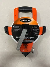 Keson 200 Ft Double Nylon Coated Steel Blade Measuring Tape Metal Gearing Work