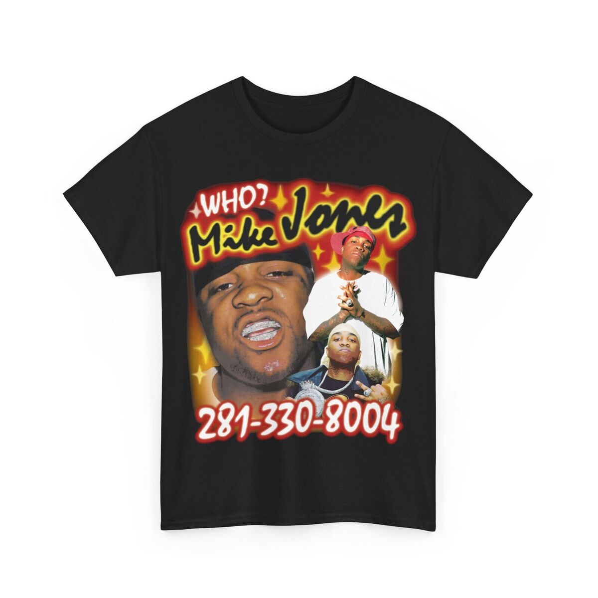 281-330-8004 Mike Jones Vintage Style Rap Tee T-Shirt | eBay 281-330-8004 Mike Jones Vintage Style Rap Tee T-Shirt | eBay