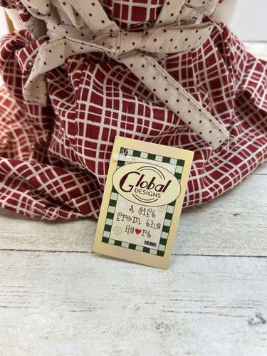 Global Designs Stoffpuppe Plüschpuppe "Ein Geschenk von Herzen" Türstopper Shabby Chic - Bild 8 von 11