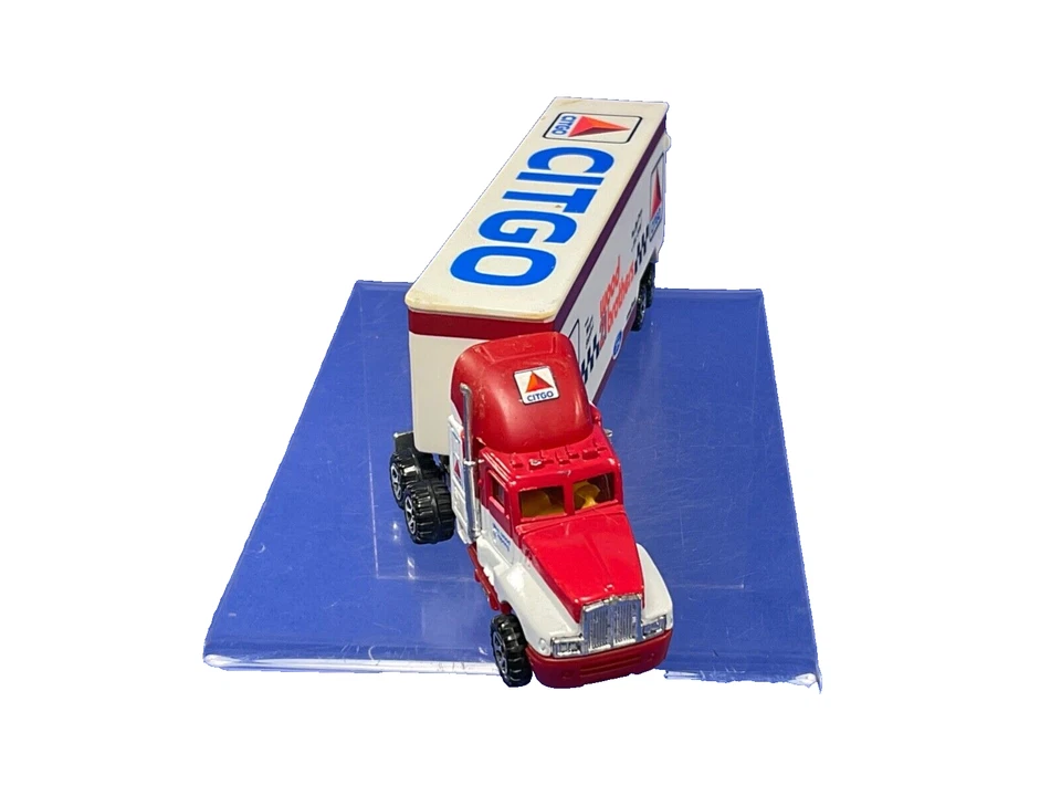 1991 Road Champs Morgan Shepherd #21  CITGO Race Kenworth Trk & Transporter 1:64 - Image 2 of 4