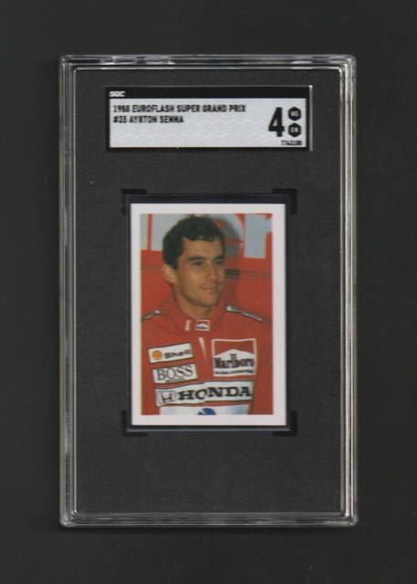 1988 Euroflash Super Grand Prix #35 Ayrton Senna ~ SGC 4 ~ ! ~ !