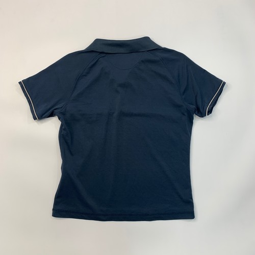 Helly Hansen Polo Shirt Boys Youth M Medium Navy Quarter Zip Short Sleeve Nylon - Picture 8 of 10