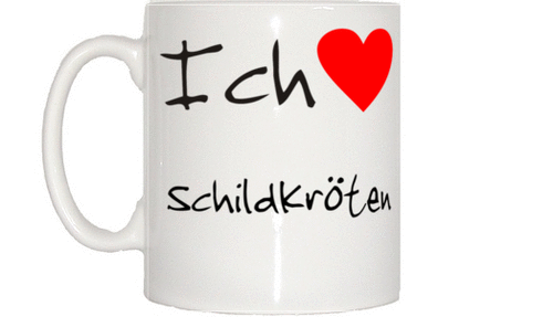 Ich Liebe Schildkröten Tasse - Bild 1 von 1