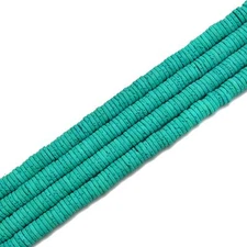 Blue Green Lava Rock Stone Heishi Discs Beads 2x4mm 2x6mm 2x8mm 15.5" Strand
