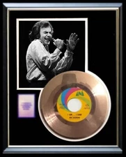 NEIL DIAMOND I AM I SAID 45 RPM GOLD METALIZED RECORD RARE NON RIAA