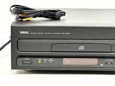 Vintage Yamaha CDV-W901CD CDV LD Laser Disc Player □S