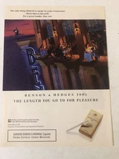 1994 Benson And Hedges Cigarettes  Print Ad Advertisement pa25