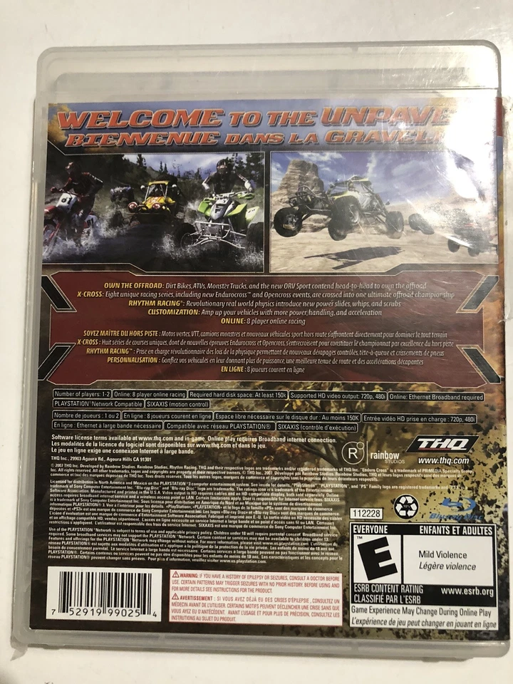 MX Vs ATV Untamed Playstation 3 Video game  With Guide Tested and works - Image 2 of 4