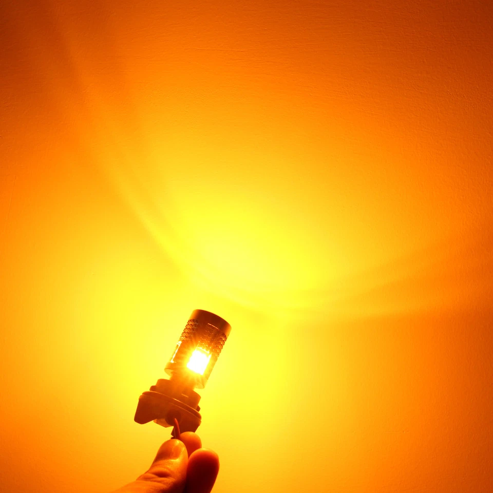 Bombilla de señal de giro de alta potencia Allá Lighting LED PY21W CANBUS sin apagón rápido Foto 3 de 4