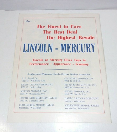 Vintage 1955 150 Meilen Modell National Championship Stock Car Race seltenes Programm - Bild 2 von 3