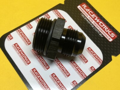 Raceworks 10AN To 8AN JIC Reducer Fitting - Female To Male Black RWF-950-10-08BK 6 thumbnail image