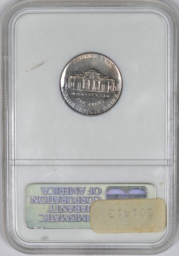 1938 Jefferson Proof Nickel / 5C / NGC PF67 Older Holder - Picture 2 of 2