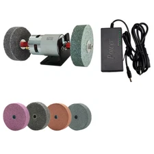 DIY Bench Grinder High Torque Sharpening Polishing Machine Knife Sharpener Set