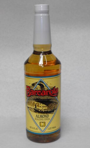 Gourmet Almond Syrup 32oz. Barcarola Coffee Drink and Italian Soda Flavor - Picture 1 of 1