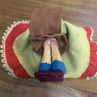 Antique Italian Lenci Felt Cloth Doll Gypsy Woman in Costume 10’ Straw Stuff — photo 4