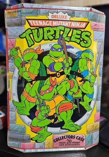 Teenage Mutant Ninja Turtles Collectors Case TMNT 1990 Vintage