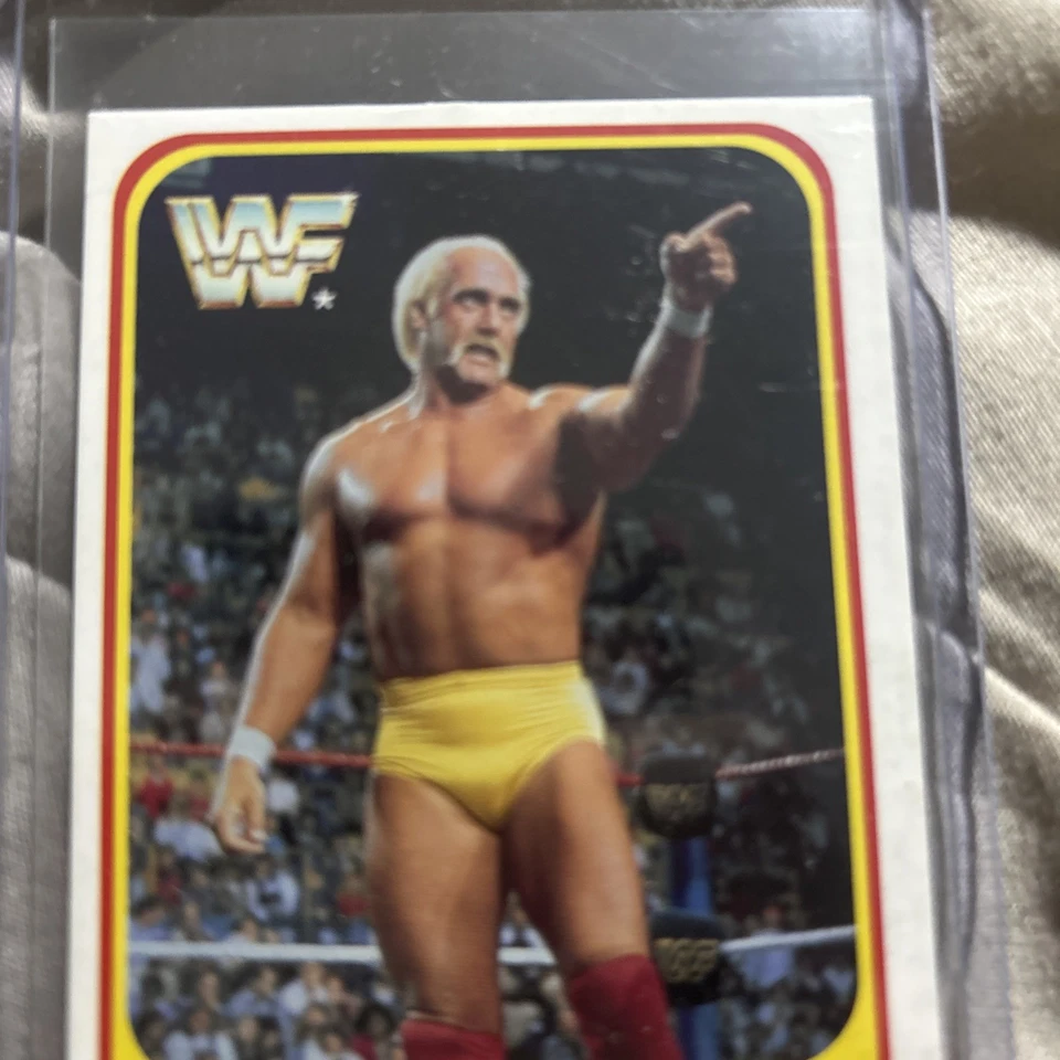 Hulk Hogan 1991 Merlin WWF Trading Italian Card 24 - Image 4 of 4