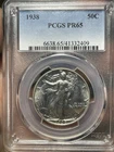 1938 Proof Walking Liberty Half Dollar PCGS PR65