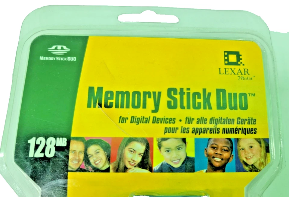 Official Lexar MagicGate Memory Stick Pro Duo 128MB Memory Card NEW PSP Cameras - Image 2 of 4