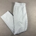 Peter Millar Pants Mens 34x32 Gray Crown Crafted Chino Microfiber Golf Casual
