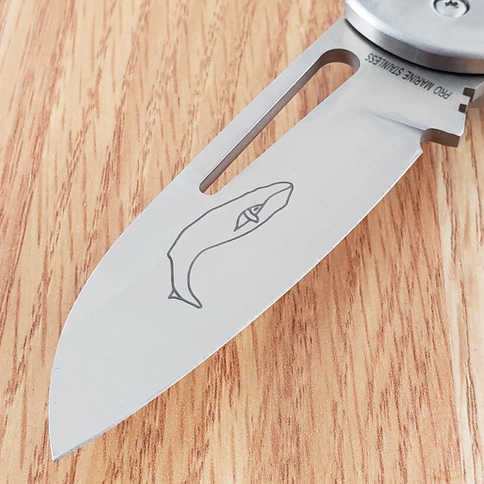 Myerchin Generation 2 Captain Folding Knife 3.25" Stainless Blade Smooth Bone - Image 3 of 4