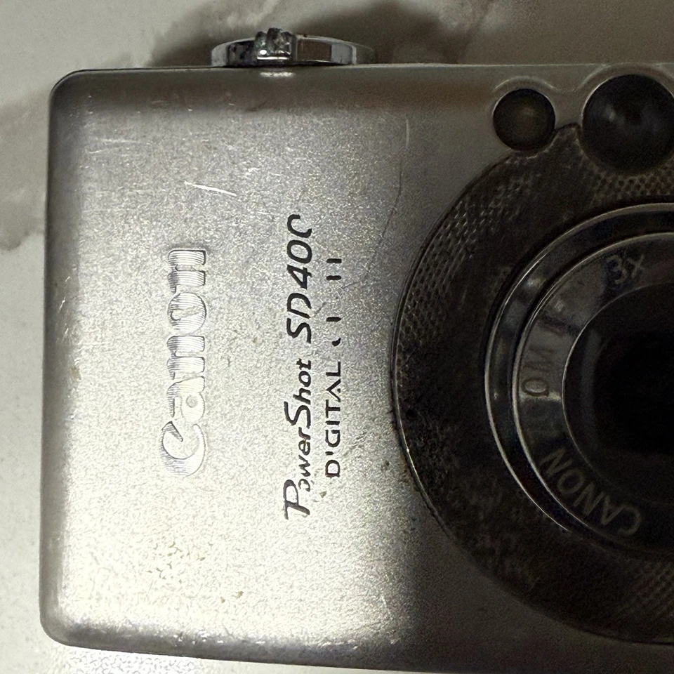 佳能 Powershot SD400 数码 ELPH 相机,电池,断屏 适合零件 阅读 — 第 2/4 张图片