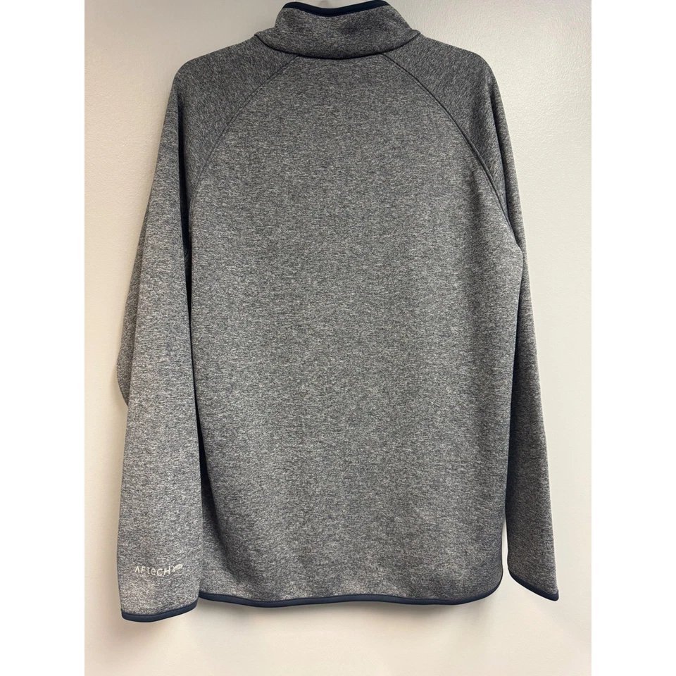 AFTCO прибрежный слой 1/4 молнии куртка вересковый серый пуловер рыбалки на открытом воздухе теплый - Изображение 3 из 4