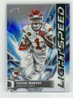 2025 Topps Cosmic Chrome Xavier Worthy Base (RAW)