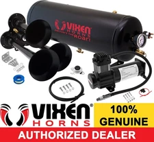 TRAIN HORN KIT FOR TRUCK/CAR/PICKUP LOUD SYSTEM /2.5G AIR TANK/200PSI/3 TRUMPETS