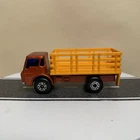1976 Lesney Matchbox Superfast England No. 71 Cattle Truck Orange w/Black Cows
