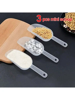 3pcs Plastic Shovel Sweet Flavor Candy Bar Ice Sugar Buffet Scoops Wedding Party
