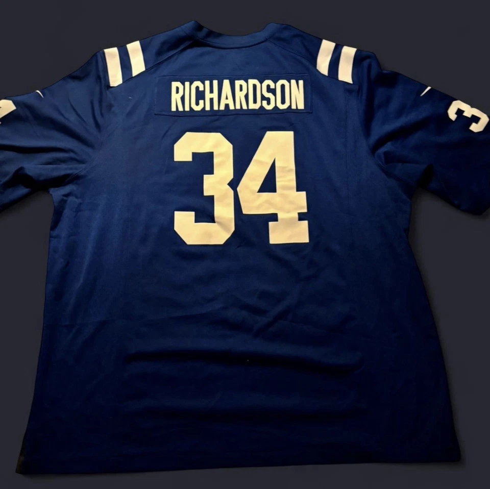 Camiseta deportiva para hombre Nike Indianapolis Colts Trent Richardson #34 NFL On Field local XXL Foto 2 de 4