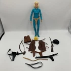 Vintage Louis Marx Toys Jane West 1960s Doll Johnny West Action Figure Toy 11”