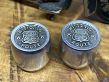 Route 66 Guitar knobs with aluminum sides. Small version.