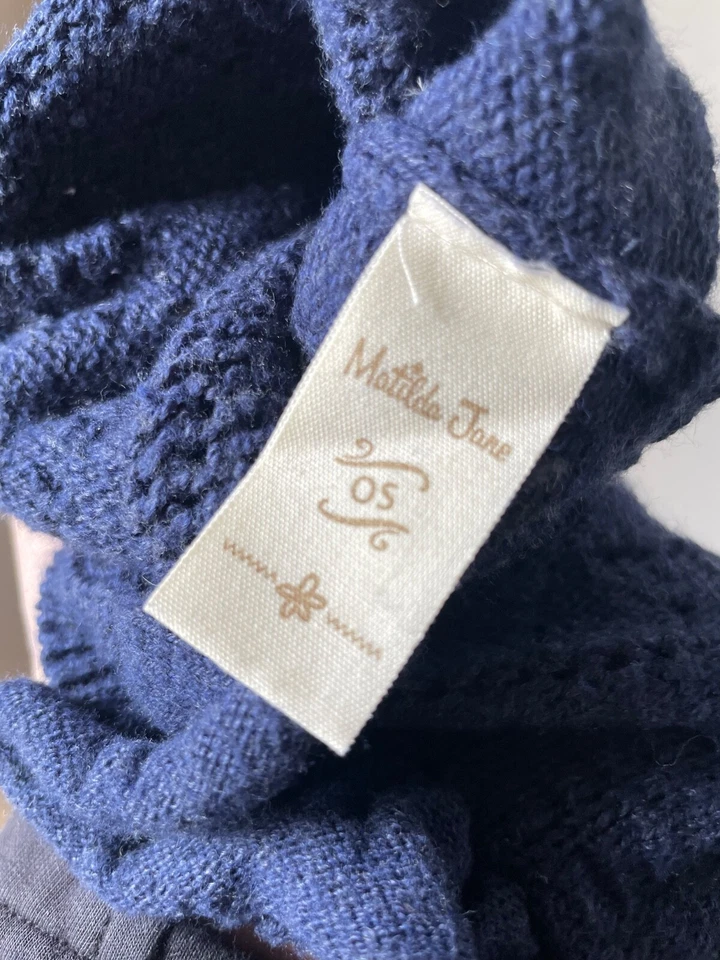 NUEVO SIN ETIQUETAS - Calentadores de piernas Matilda Jane Julep azul marino oscuro sistema operativo para niñas Foto 4 de 4