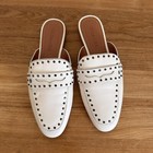Coach Faye Loafer Slide Mule White Leather Women Size 8 G3831 — photo 4