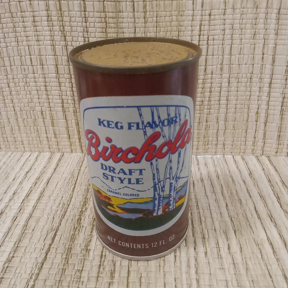 Lata de refresco Birchola anuncio coleccionable 12 oz lengüeta extraíble LEER DESCRIPCIÓN Foto 2 de 4