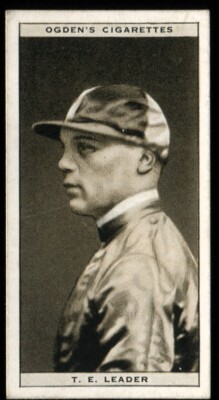 Tabakkarte, Ogdens, STEEPLECHASE PROMINENTE, 1931, T E Leader, #22