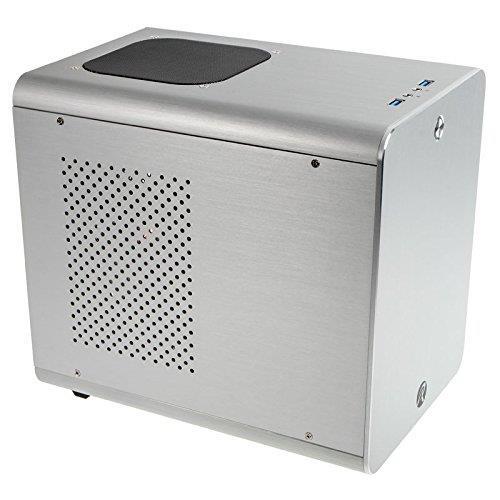 Case Raijintek METIS PLUS Mini-ITX - argento Window PC Case, Mini Tower - Foto 2 di 3