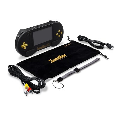 スパボーイ　ブラックゴールド　SupaBoy BLACK GOLD Hyperkin SupaBoy Blackgold Portable Pocket Handheld Console
