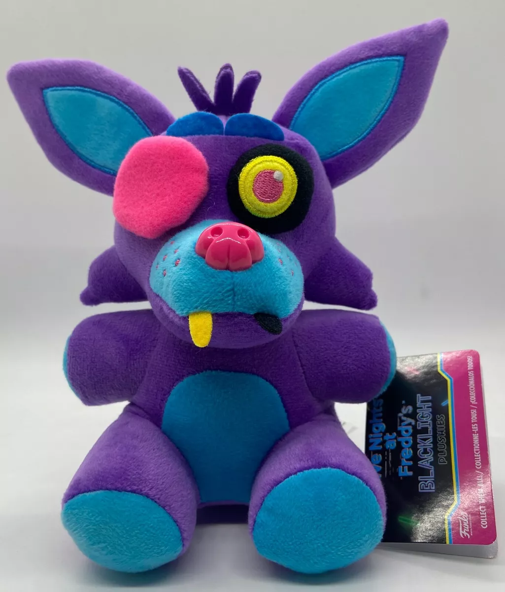  Funko Five Nights at Freddy's: Plush – Foxy Blacklight (Purple)  : Toys & Games