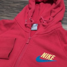 Vintage Nike Red Tag Men's Full Zip Red Hoodie Jacket Size L Mens S