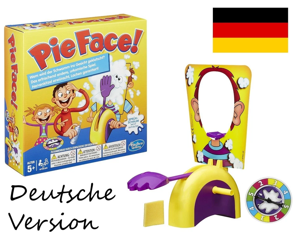 Hasbro Pie Face Gesellschaftsspiel Kinderspiel Familienspiel Spiel Deutsch Party - Bild 2 von 4