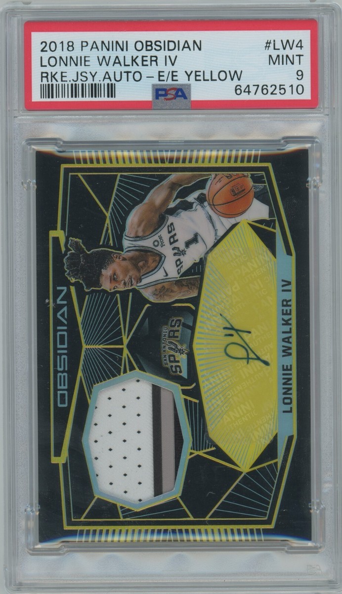 2018 Panini Obsidian Lonnie Walker IV RKE.JSY.Auto - E/E RPA