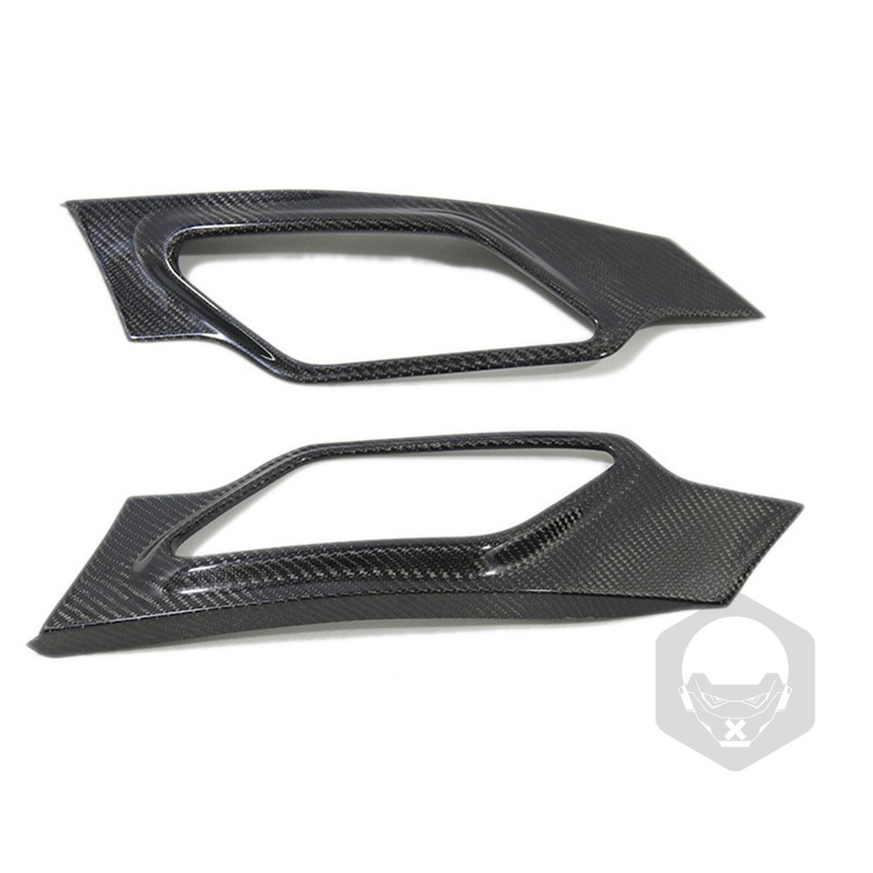 DIYUCAR Stainless Car Side Fender Turn Signal Light Cover Trim
