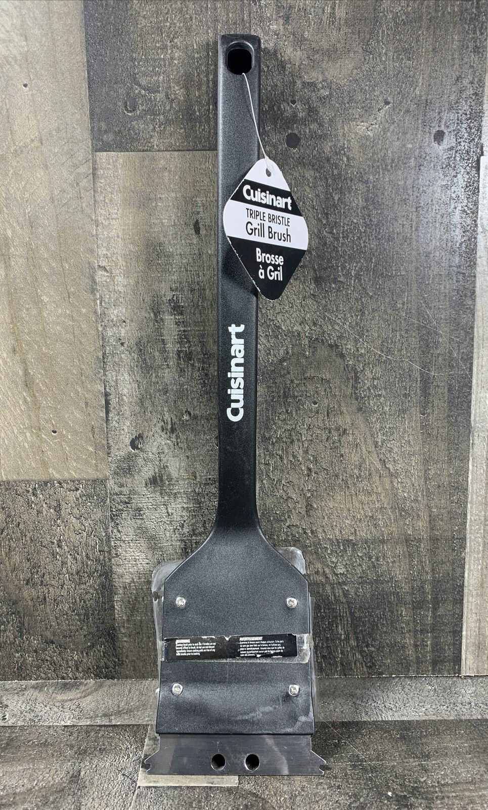 Cuisinart CCB100 Triple Bristle Grill Black Cleaning Brush BBQ Grill